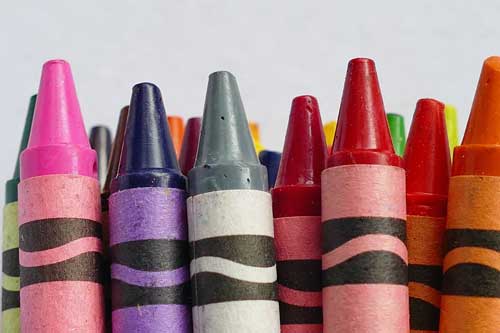 Tavistock Preschool | Home - image of different colours of crayons
